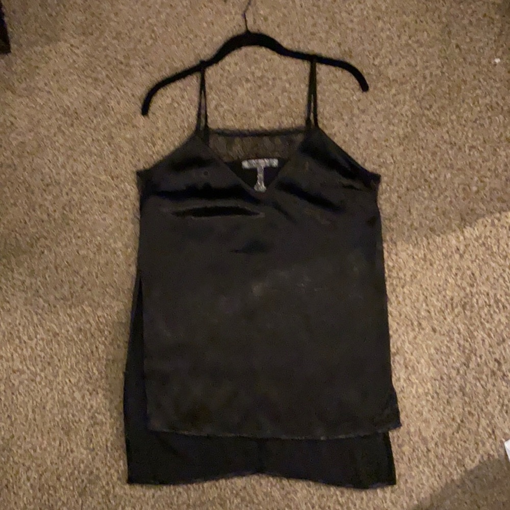 Satin and lace cami